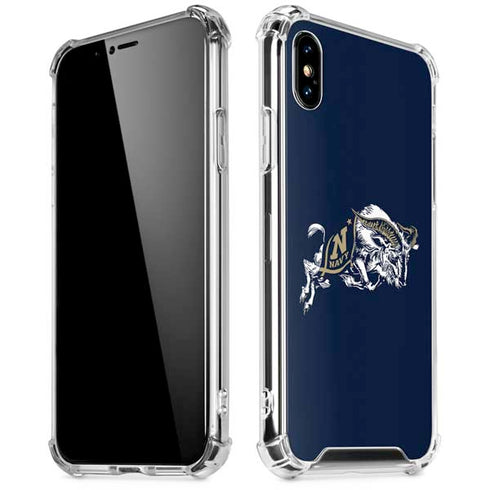 United States Naval Academy Bill The Goat iPhone XS Max Clear Case